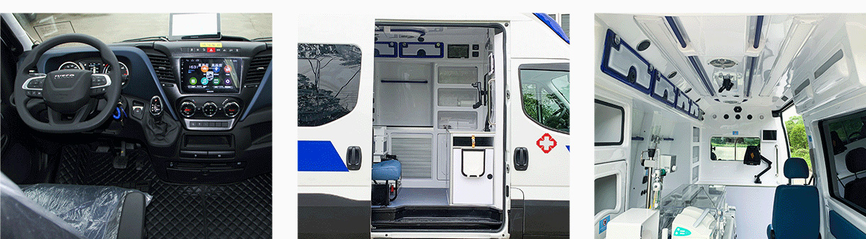 IVECO IVECO importé nouvelle ambulance quotidienne à toit élevé (diesel)